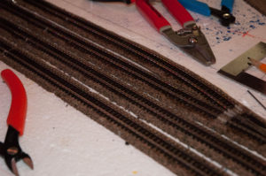 Track Laid and Ready for Painting and Ballast.