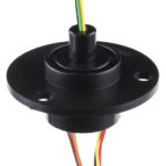 A Slip Ring. The shaft on the top rotates.